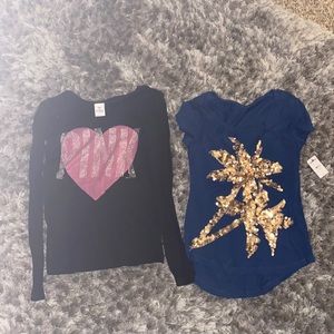 Express and VS tees/one long sleeve